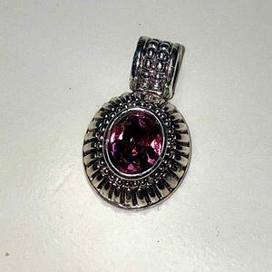 Roman Originals Fashion Amethyst Pendant
